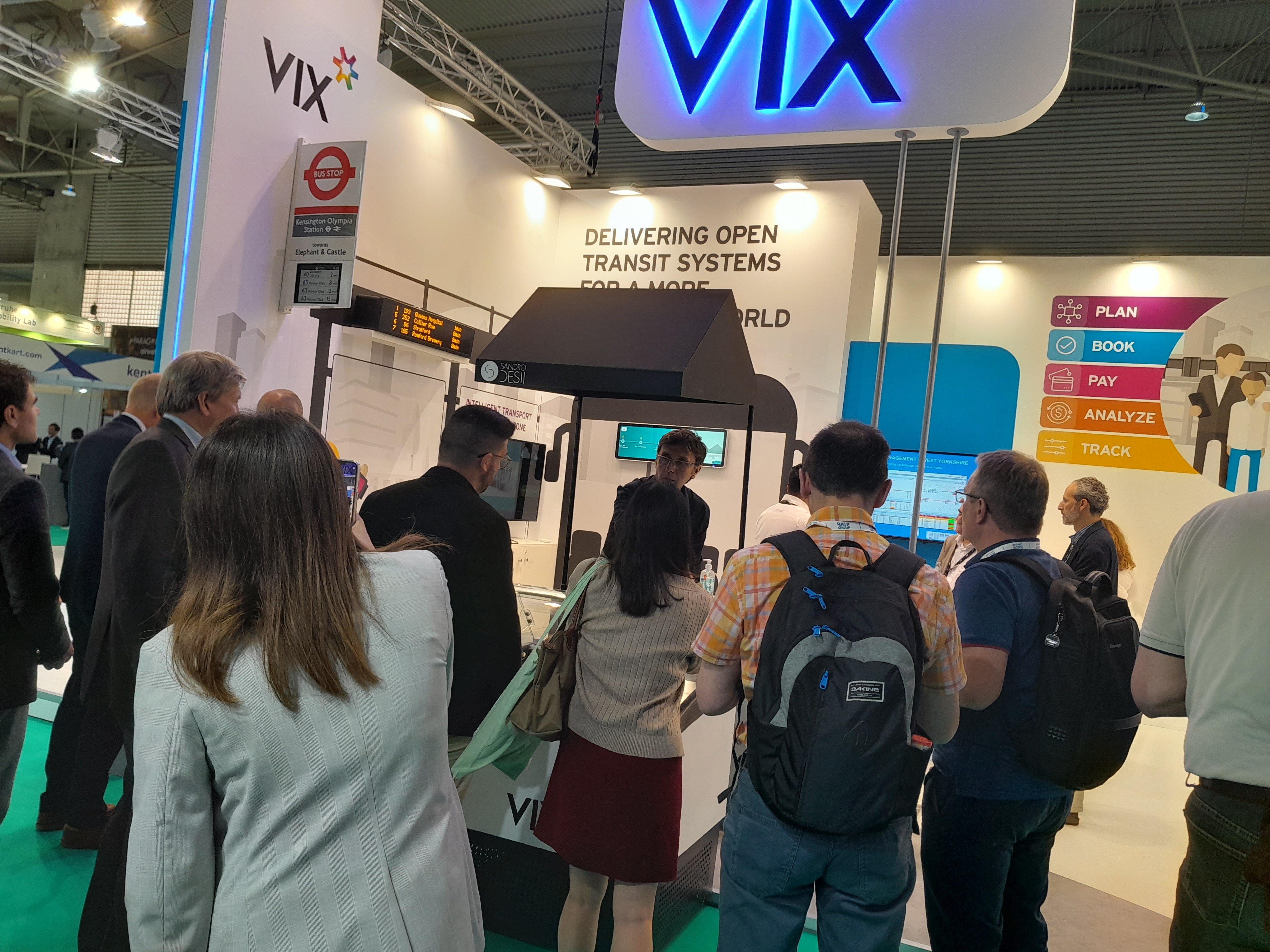 Visitors at the Vix stand for Ice Cream Happy Hour