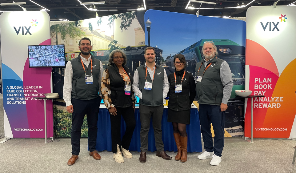 Vix Technology team at the booth during APTA Mobility 2024