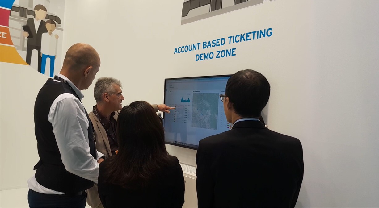 The Vix team demonstrating Pulse, an account-based ticketing solution